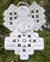    Hardanger Angel Ornament