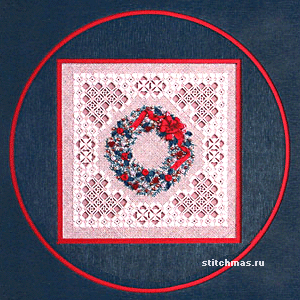 Christmas Wreath  The Victoria Sampler