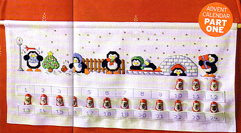 сладкий календарь ожидания Рождества