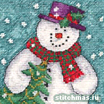 Snowman Card Kit  DMC