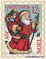 Santa Stamp  Dimensions